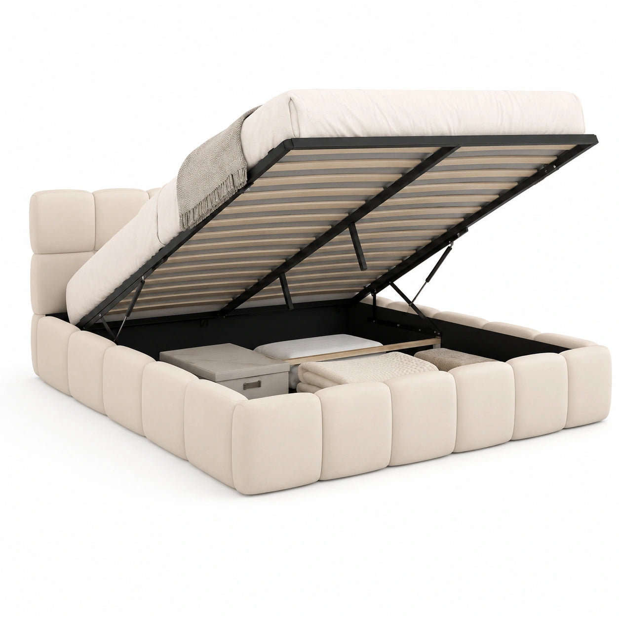 lit-coffre-double-avec-sommier-160x200-cm-velours-beige-gnvhyo7395ng