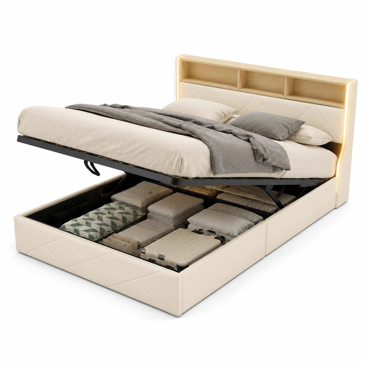 lit-coffre-160-x-200-cm-avec-eclairage-led-et-prise-usb-rangement-integre-kojkco7419uq