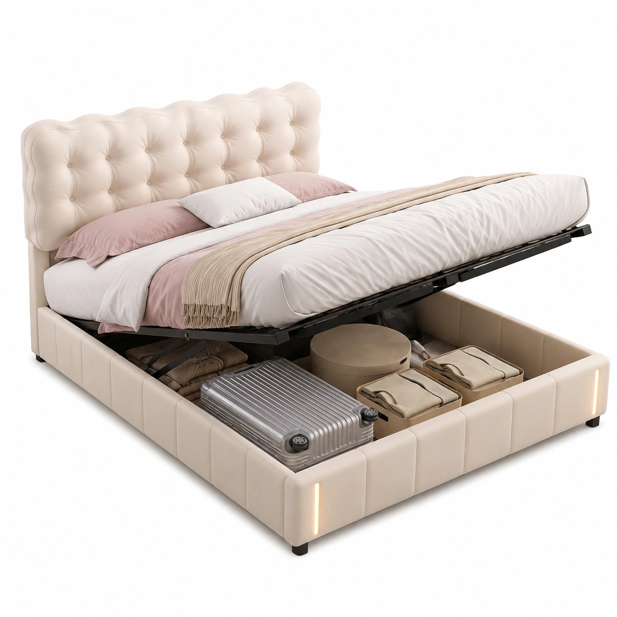 lit-double-en-velours-avec-eclairage-led-et-rangement-160-x-200-cm-pxxldg7411cm